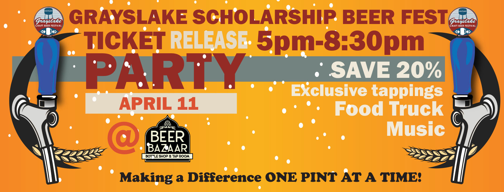Grayslake Scholarship Beer Fest Ticket Release Party!
