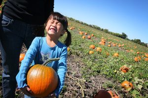 girl pumpkin Didier Farms compressed