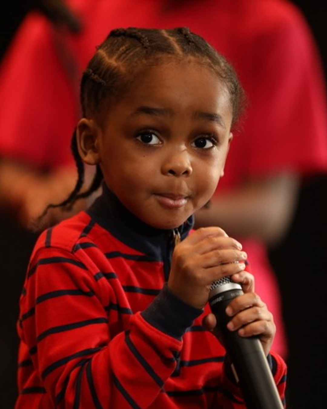 Child Singer at Zion Park District's Annual Black History Celebration