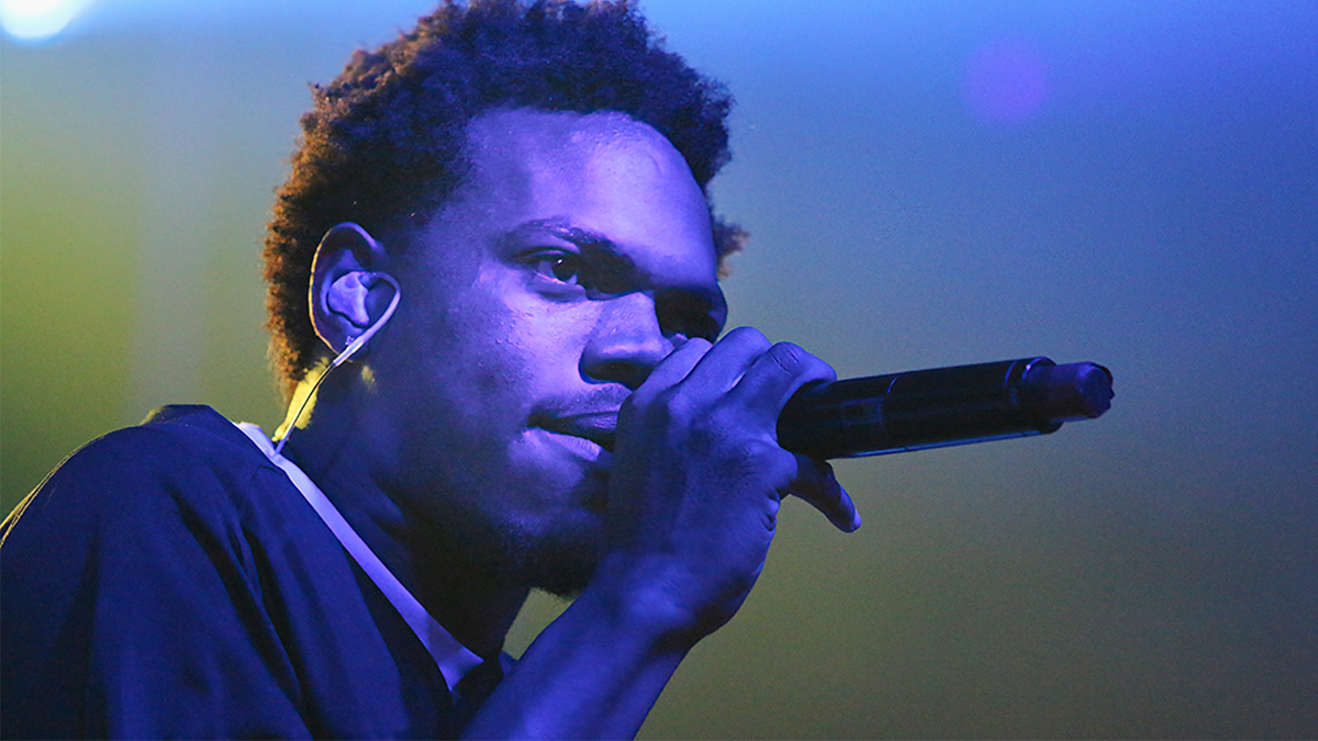 Chance the Rapper performing