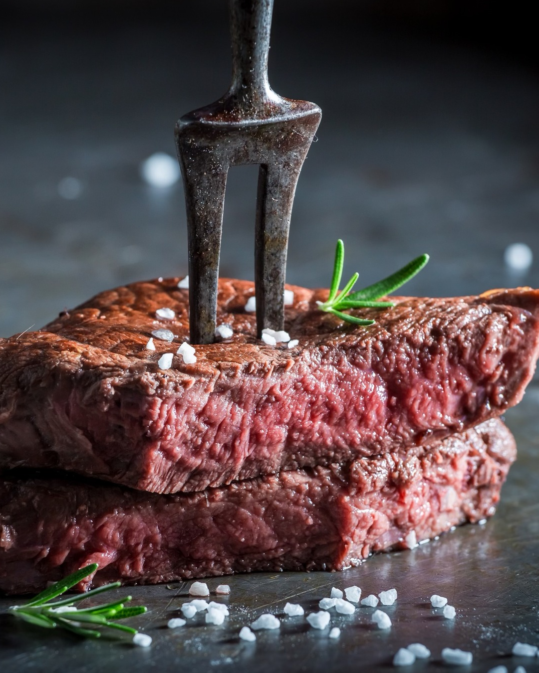 Steak at Lago in Lake Zurich