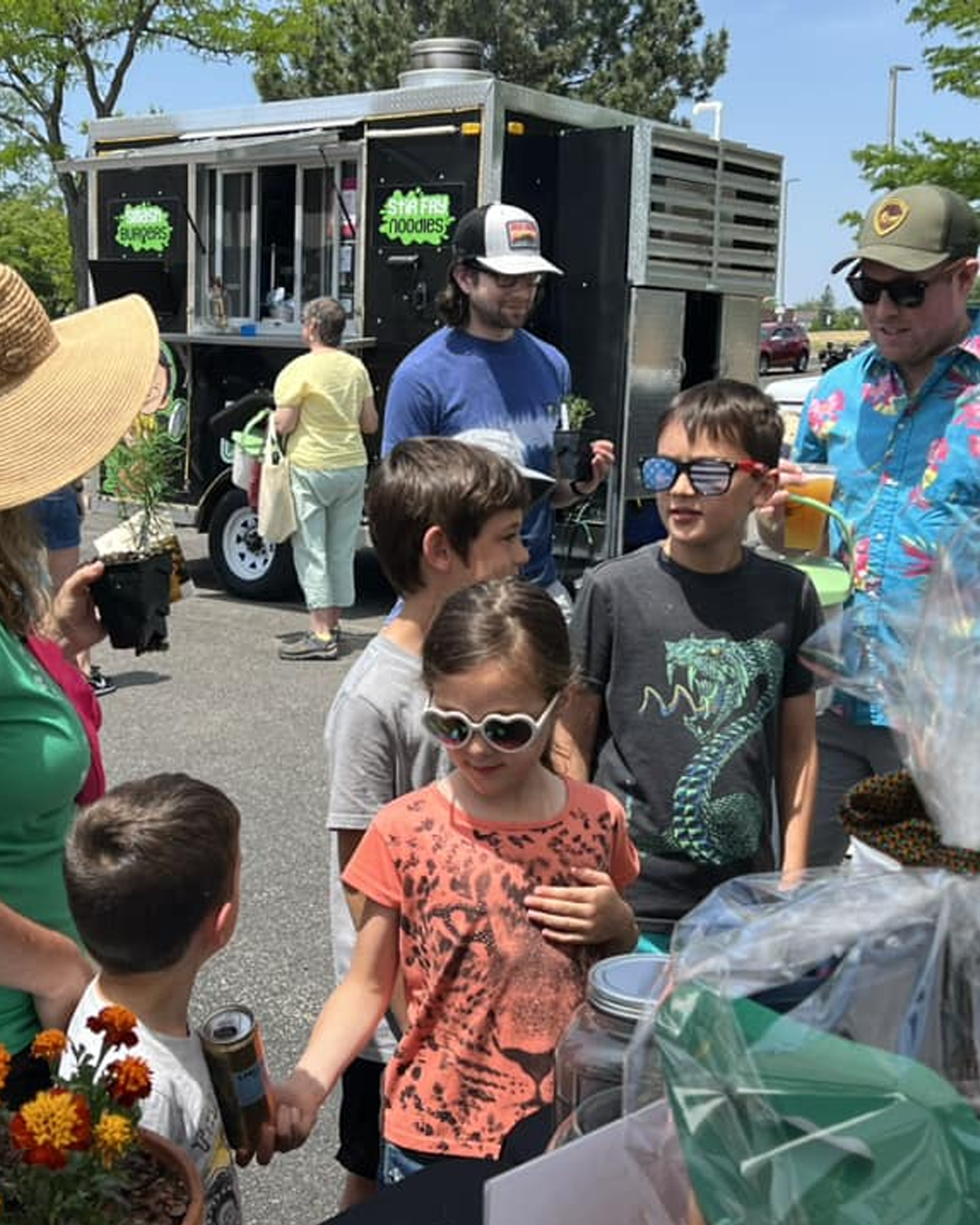 Kids at Spring into Summer Fest at Tighthead