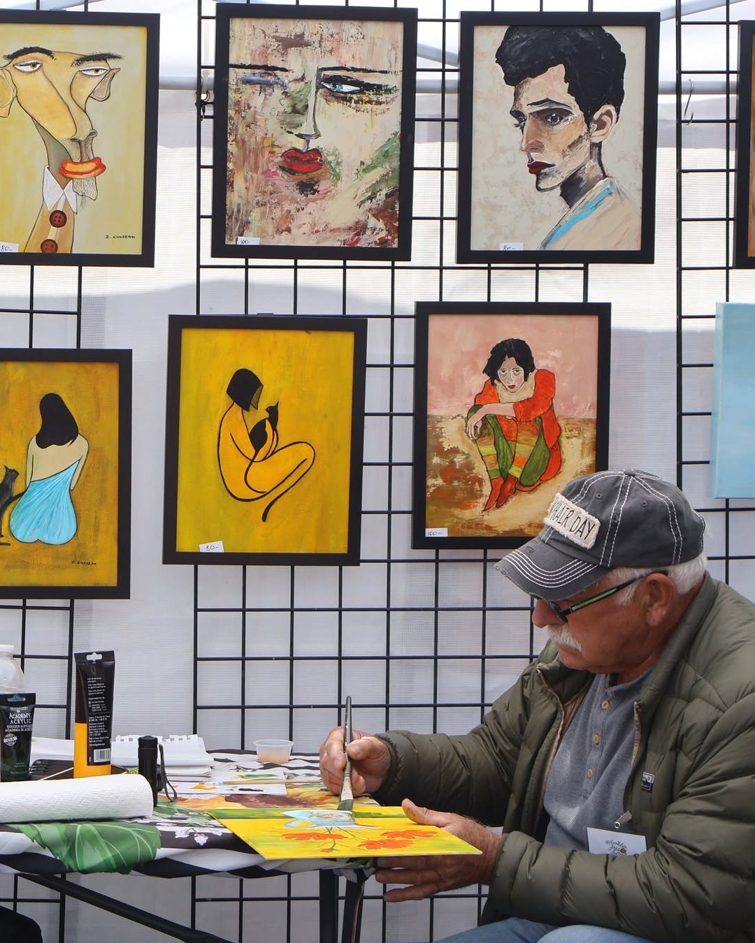 Artist at Mundelein Fine Arts Festival