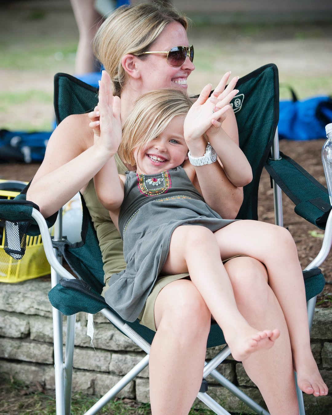 Mother and daughter at Ravinia Festival