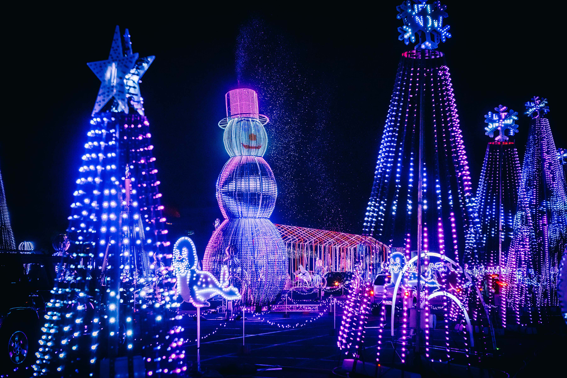 World of Illumination at Six Flags Great America
