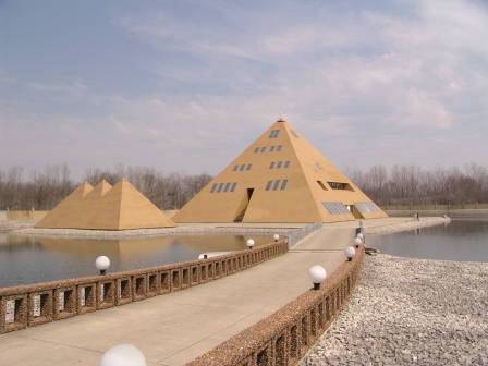 Gold Pyramid House