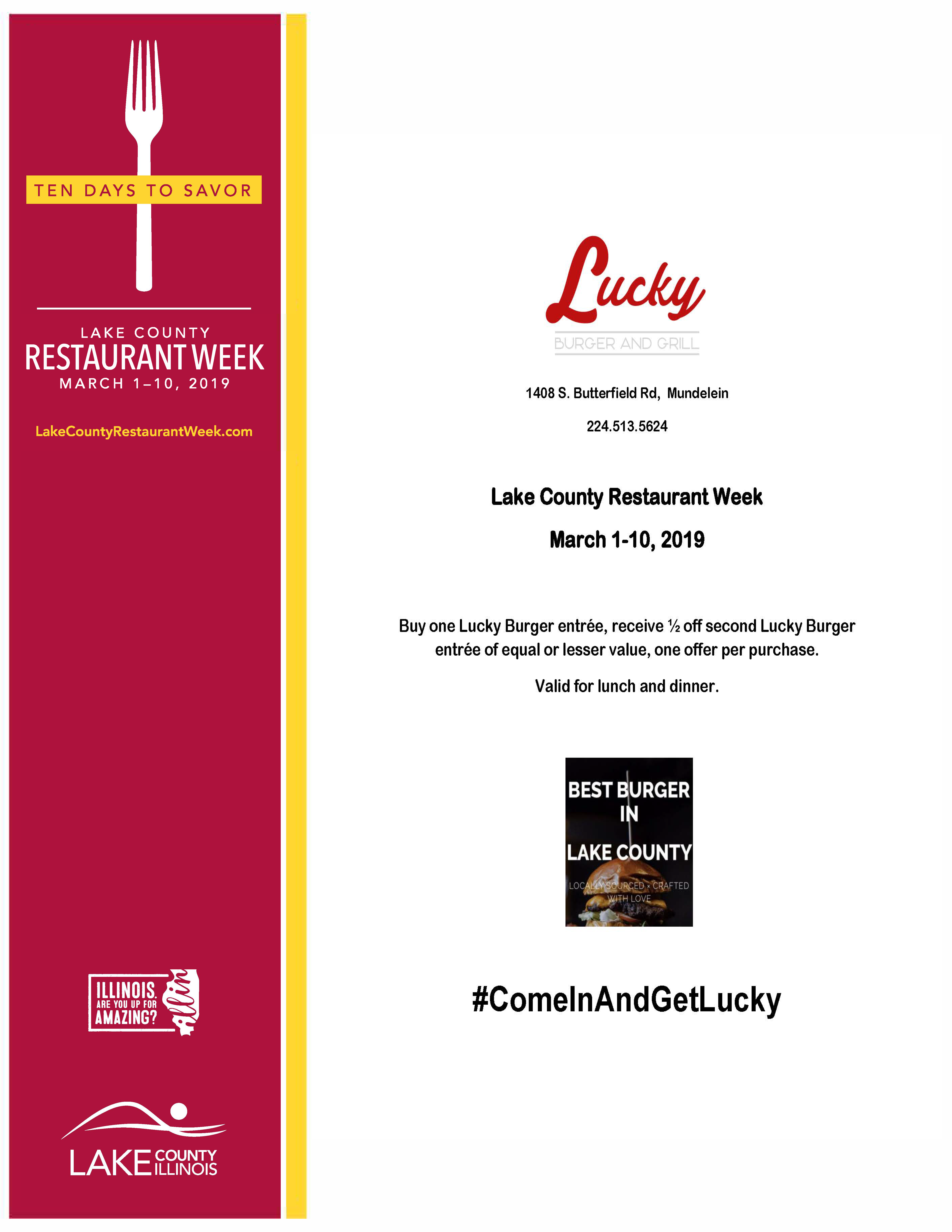 Lucky Burger Offer