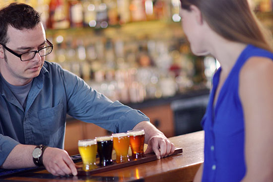 Mickey Finn's Beer Flight