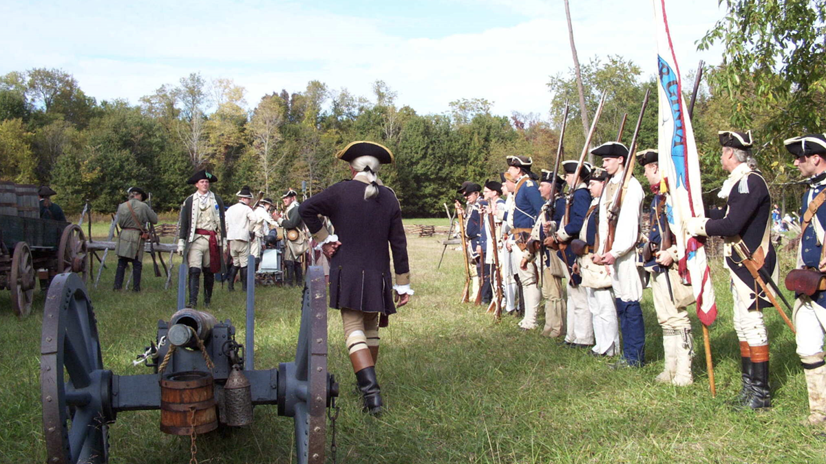 Revolutionary War Reenactment at Gelatin Park
