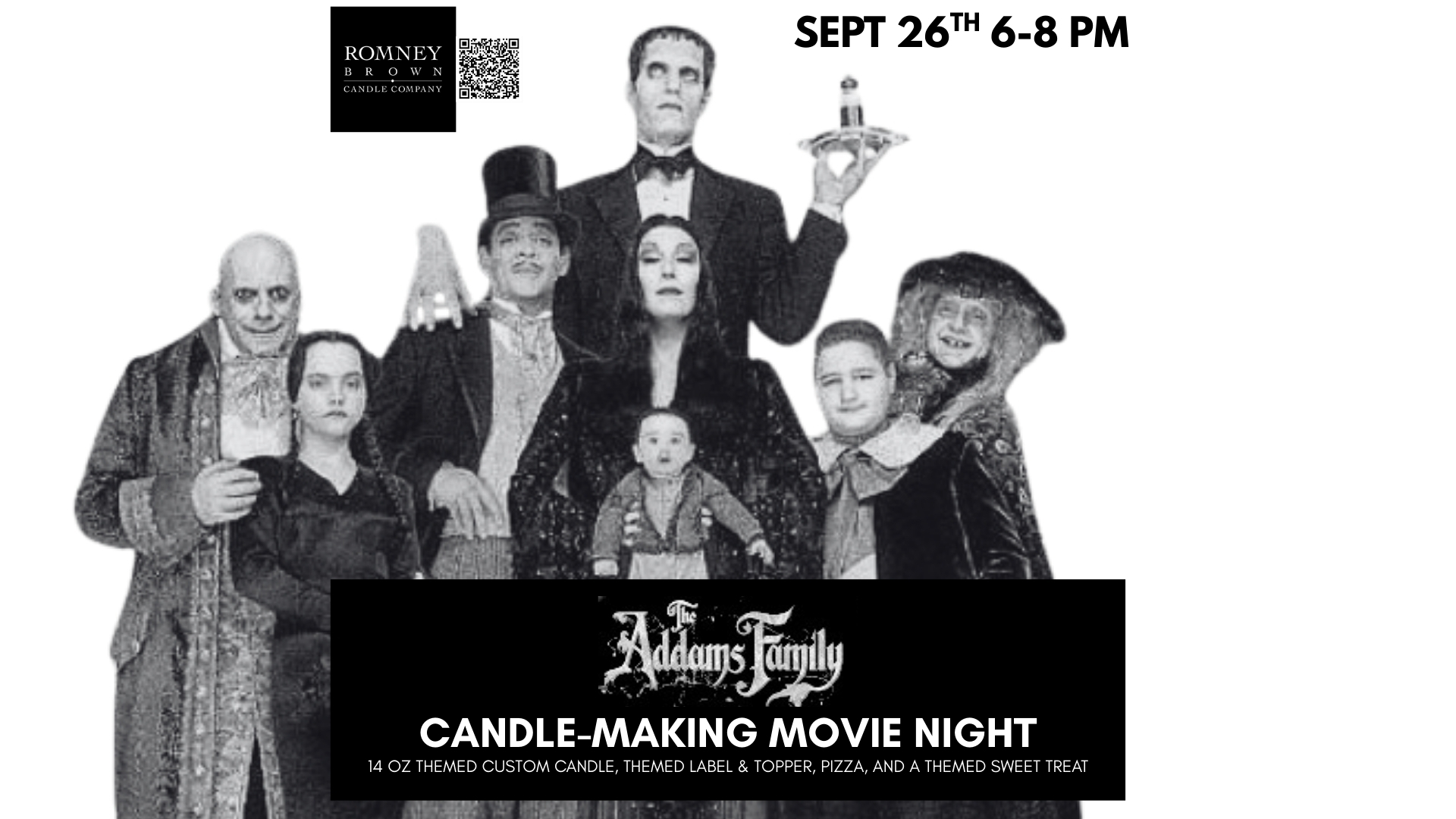 The Addams Family Candle-Making Movie Night in Grayslake