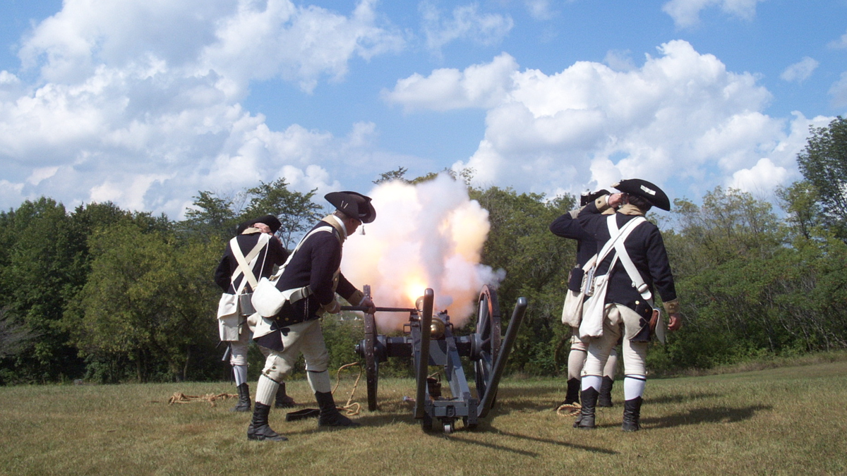Revolutionary War Reenactment at Gelatin Park