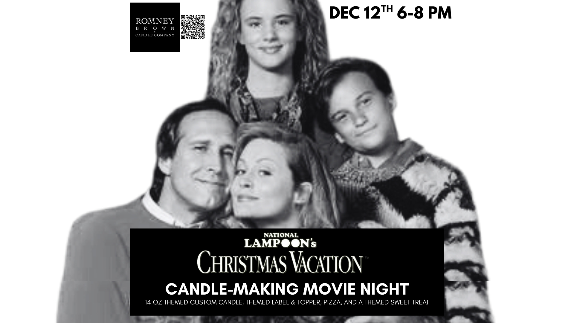 National Lampoons Christmas Vacation: Candle Making Movie Night at Romney Brown Candle Company