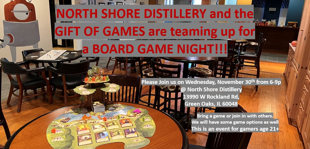 Board Game Night @ North Shore Distillery