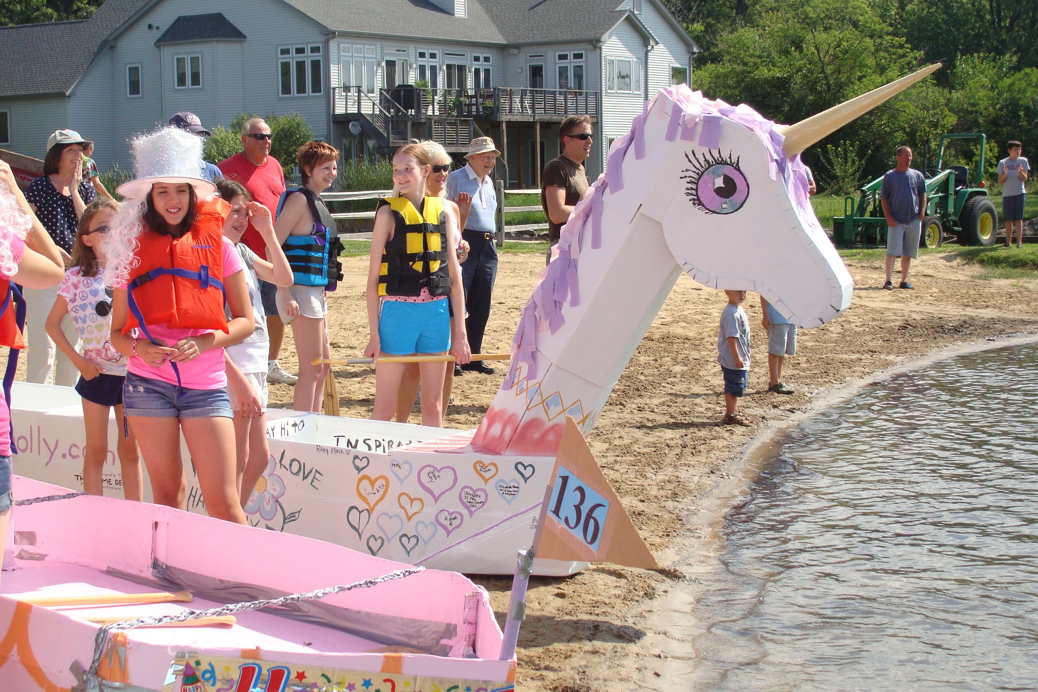 Cardboard Boat Regatta in Grayslake