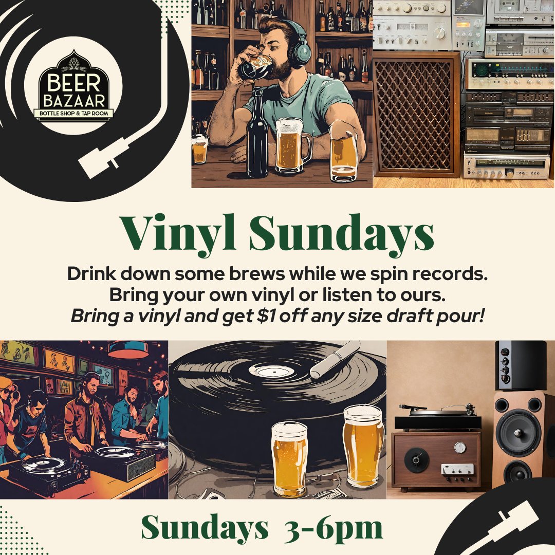 Vinyl Sundays @ Beer Bazaar
