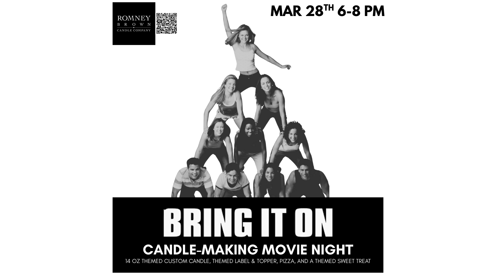 Bring It On - Candle-Making Movie Night at Romney Brown Candle Company