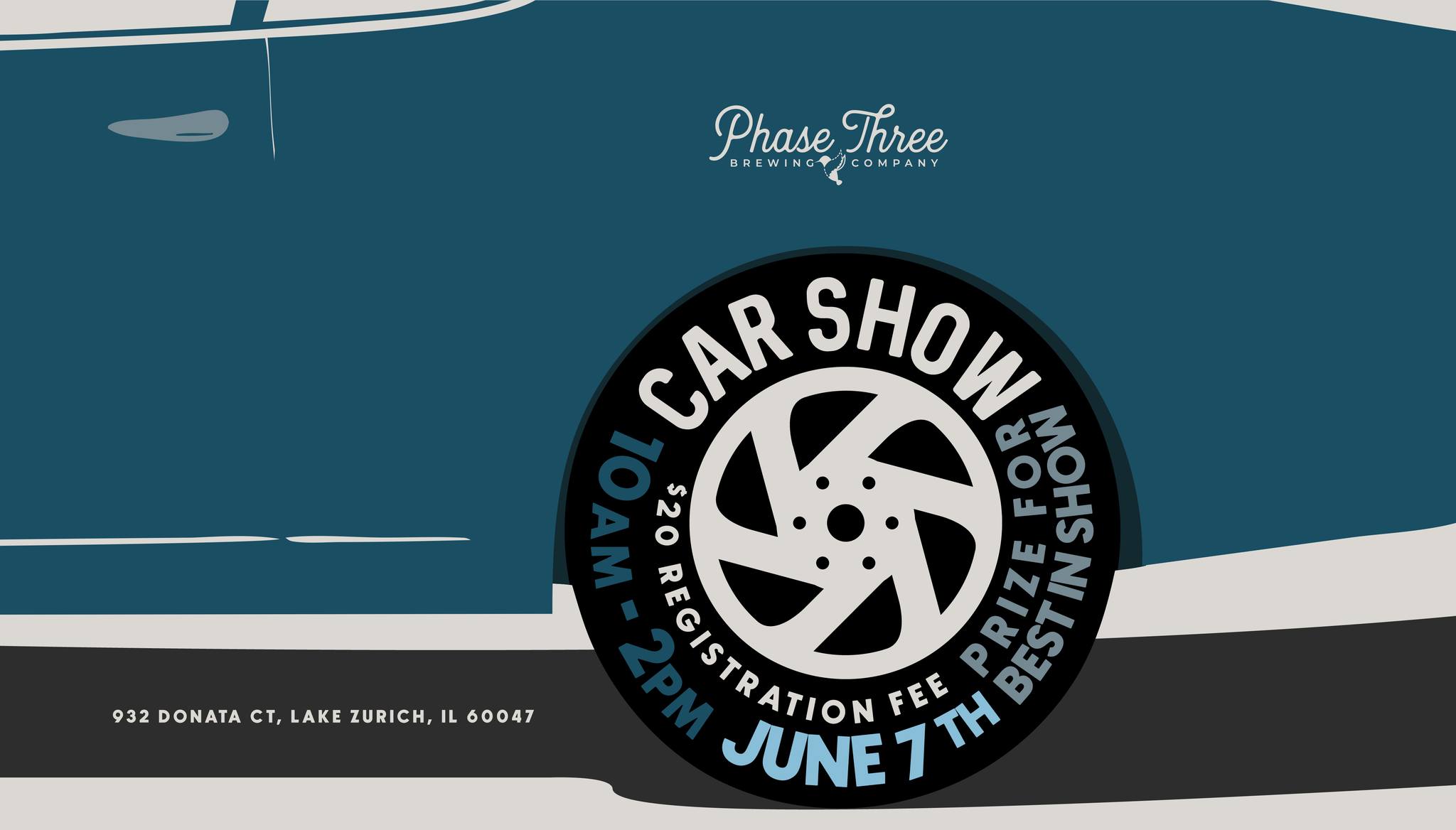 P3 Car Show at Phase Three Brewing Co. 
