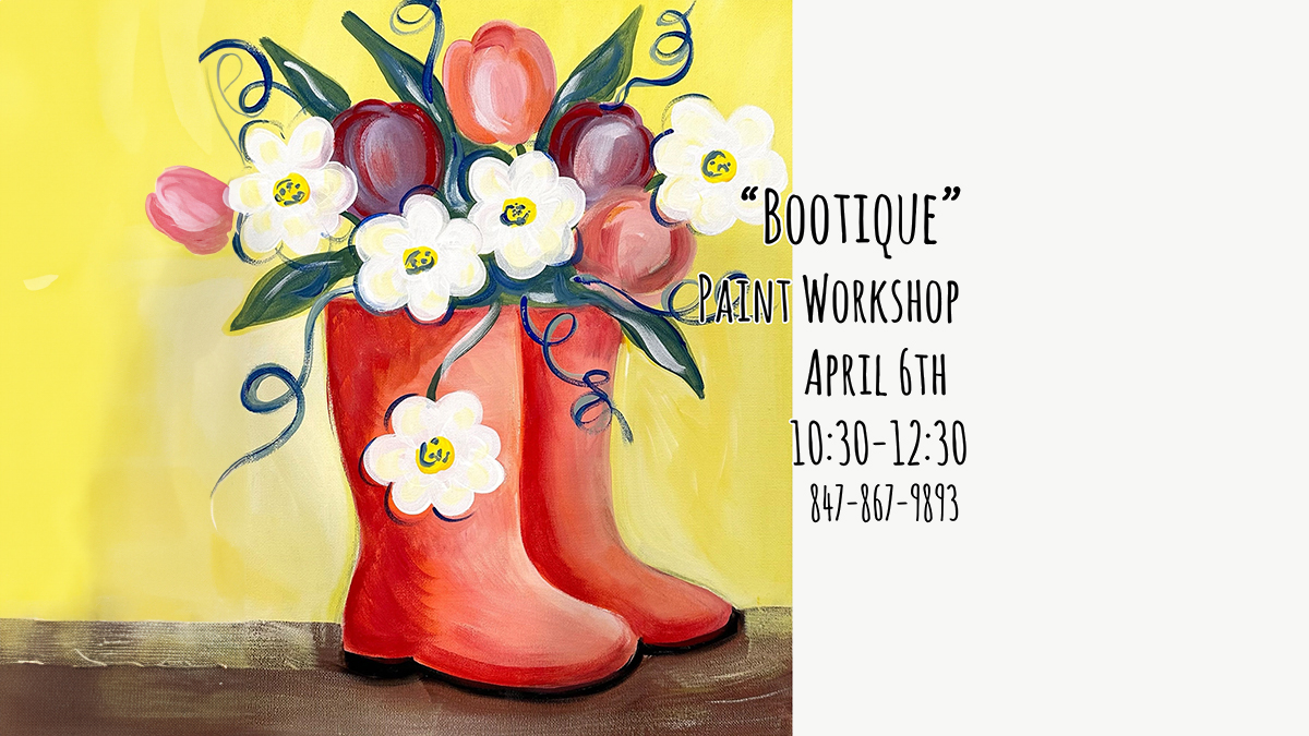 Bootique Paint Workshop at Reclaimed Artisans Inc.