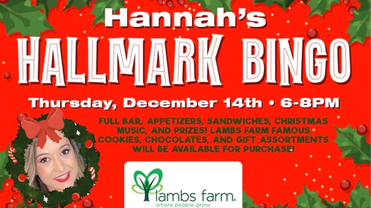 Hannah's Hallmark Bingo at Magnolia Cafe and Bakery