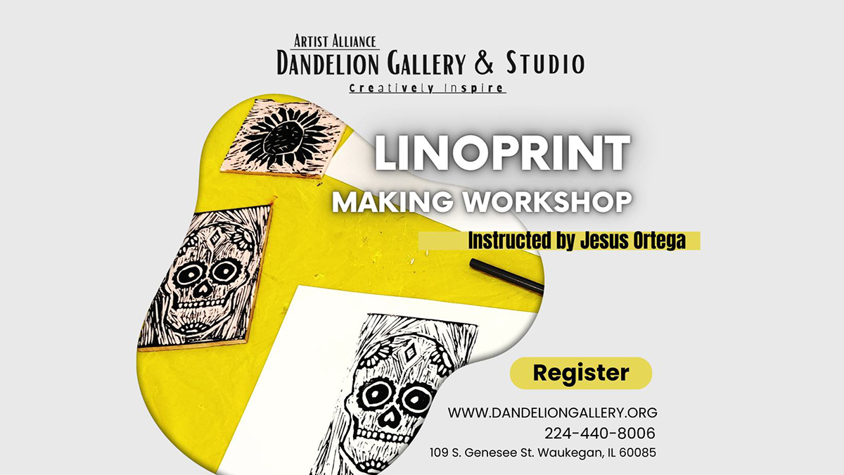 Linoprint Making Workshop at Dandelion Gallery and Studio