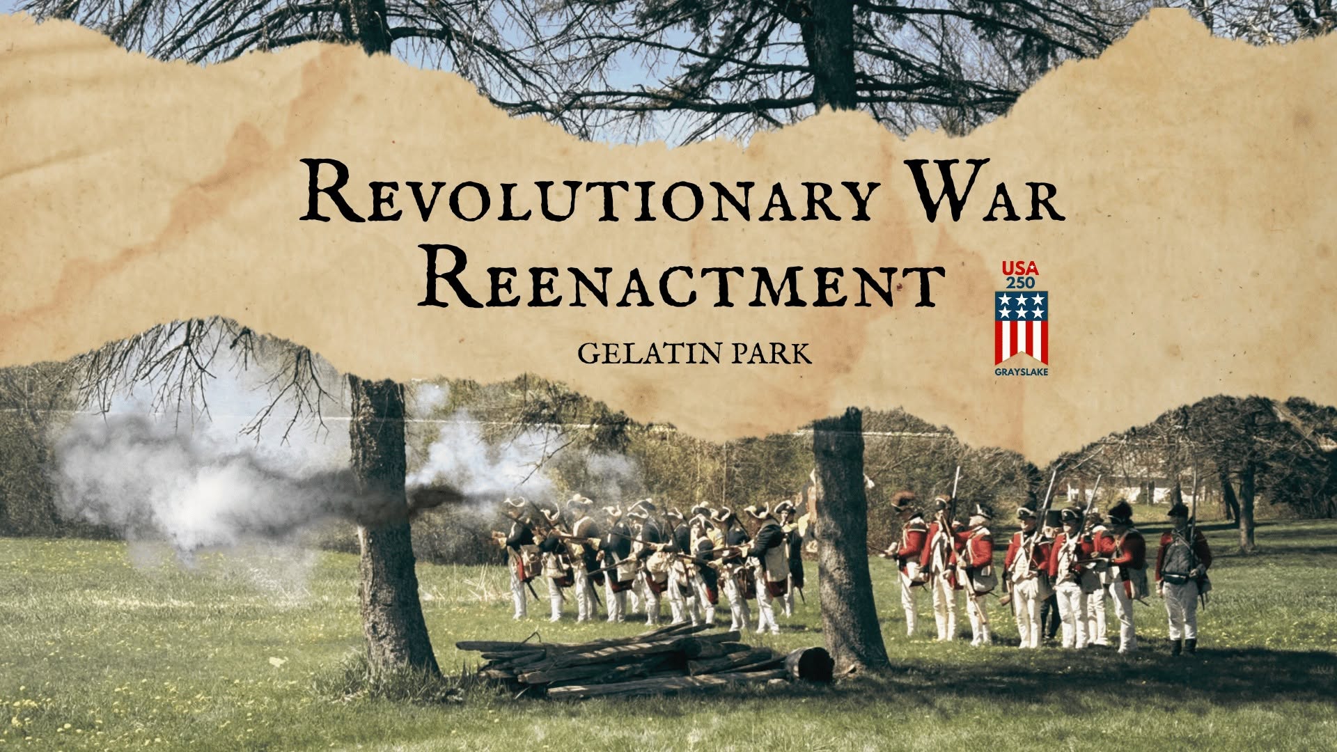 Revolutionary War Reenactment at Gelatin Park