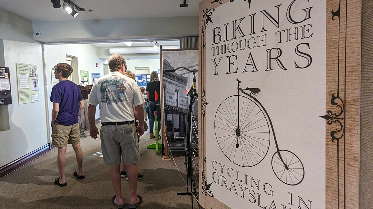 Biking Through The Years: Cycling in Grayslake Exhibit at Grayslake Heritage Center and Museum