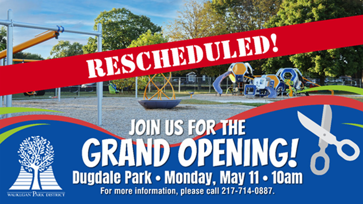 Dugdale Park Ribbon Cutting and Grand Opening in Waukegan