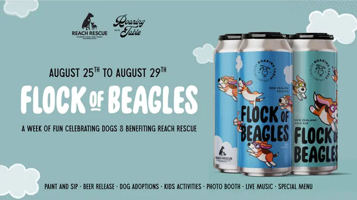 Flock of Beagles Week at Roaring Table Brewing Co.
