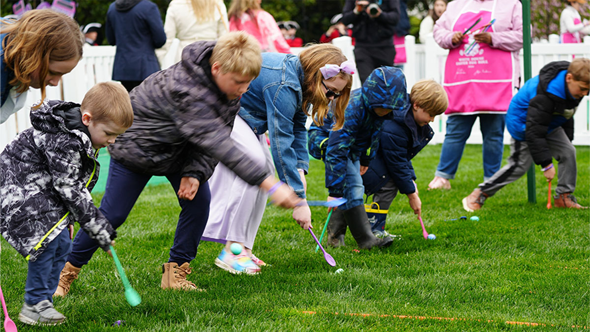 Egg-Lympics at Jewett Park in Deerfield