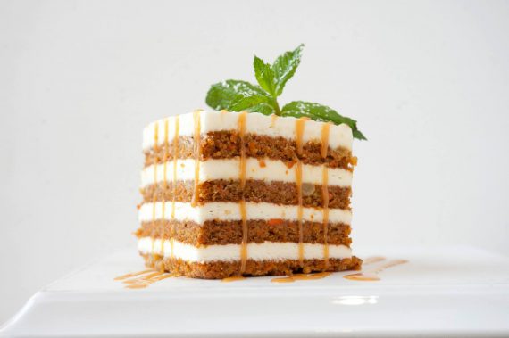 Eddie's Famous Carrot Cake at Eddie Merlot's in Lincolnshire
